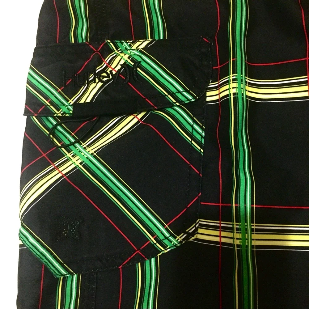 Set of EUC Plaid Trunks & Socks